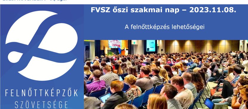 FVSZ ŐSZI SZAKMAI NAP – 2023.11.08. EGER